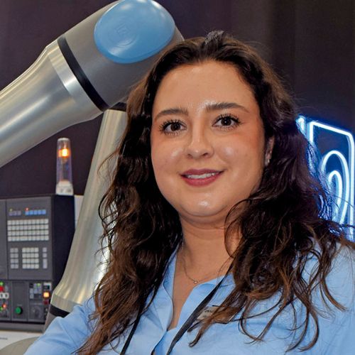 María Salcido, encargada de canal de distribución para la zona centro de Universal Robots.