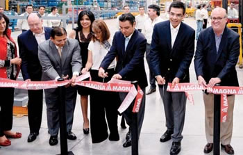 ›› Se inauguró la planta Autotek México, filial del grupo Magna.