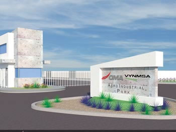 ›› OMA Vynmsa Aero Industrial Park será el primer parque en México localizado dentro de un aeropuerto, y con capital privado.