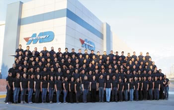 ›› Todo el personal de Monterrey Aerospace se involucró en la aplicación y obtención de la renovación del   sistema de calidad AS9100.