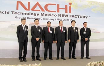 ›› Presentes en la inauguración directivos de Nachi-Fujikoshi Corp.