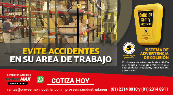 Evite accidentes en su area de trabajo con el sistema de advertencia de colisión COLLISION SENTRY