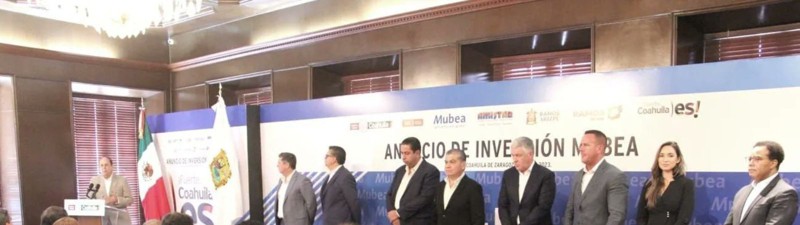 Mubea reafirma su confianza en Coahuila