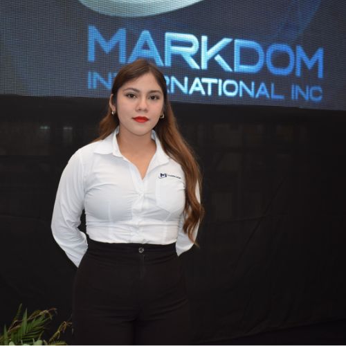 Yareli Briones, coordinadora de recursos humanos en Markdom.