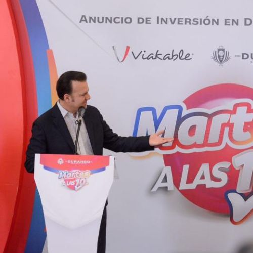 Directivos de la empresa anuncian su nueva inversión en Durango.