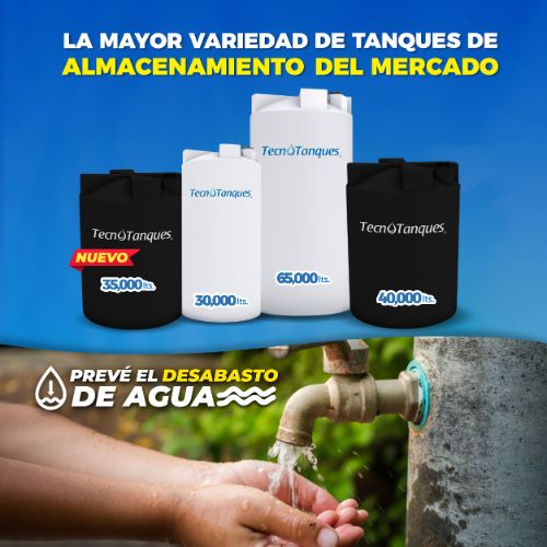 Ofrece TecnoTanques amplia variedad en tanques de almacenamiento.