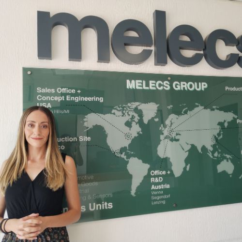 Malvina Covarrubias, gerente de Recursos Humanos de Melecs Electronics Querétaro.