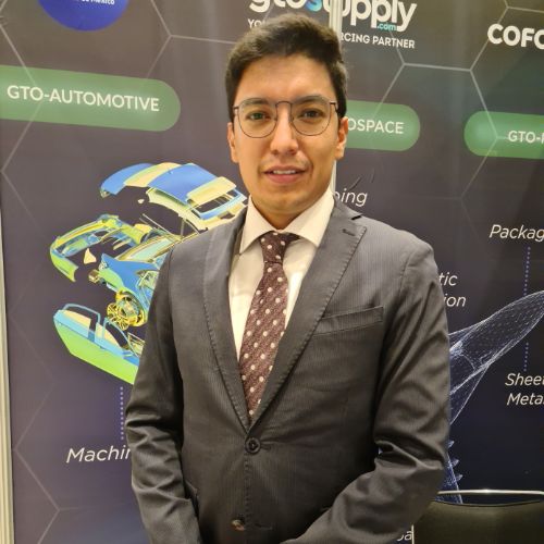 Alan Orozco Olvera, coordinador de Promoción del Sector Automotriz de la Coordinadora de Fomento al Comercio Exterior del estado de Guanajuato (COFOCE).