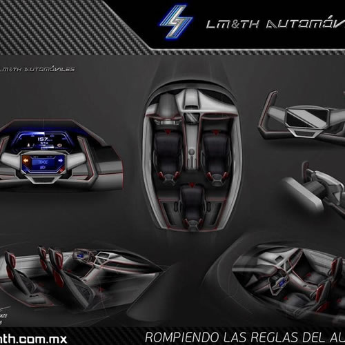 Prototipo del hiperauto que desarrolla LEO-RDA y LM&TH Automóviles.