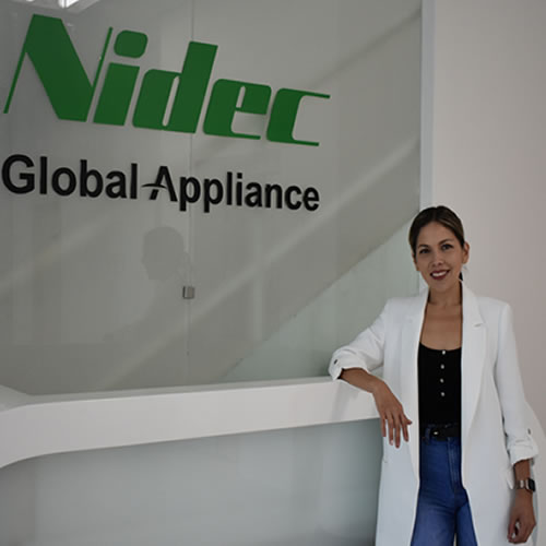 La senior manager para el desarrollo de proveedores en Nidec Global Appliance.