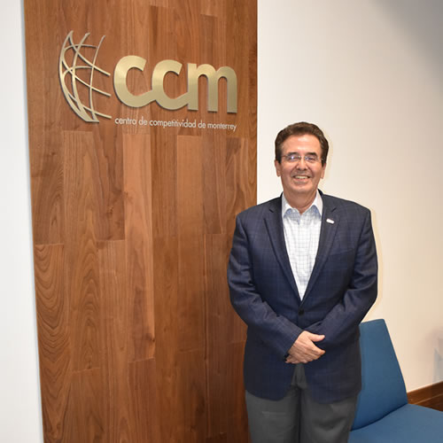 Enrique Espino Barros, director general del Centro de Competitividad de Monterrey.