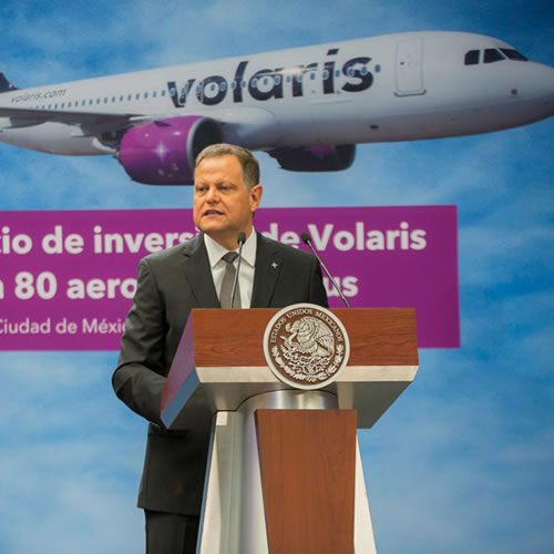 Enrique Beltranena, director de Volaris.