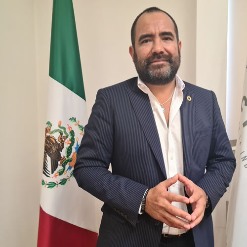 José Guadalupe Román, presidente de la Cámara Nacional de la Industria de la Transformación (Canacintra) San Juan del Río.