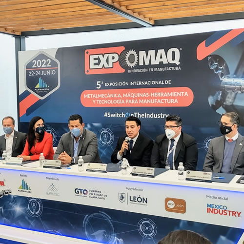 Firman carta de intención para confirmar que León, Guanajuato, será la sede de las próximas cinco ediciones de EXPOMAQ.
