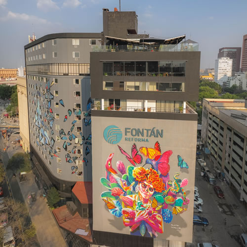 El nuevo Hotel Fontan Reforma después de la renovación.