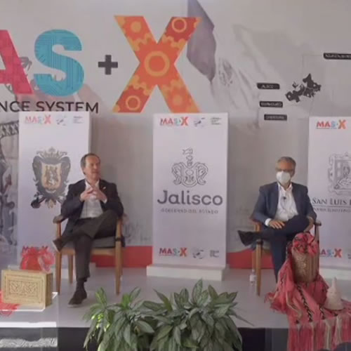 Los titulares de las dependencias de Desarrollo Económico participaron en el panel “El poder de las empresas de alto potencial en la Alianza Centro-Bajío-Occidente”.