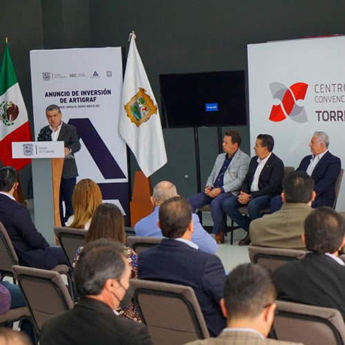 Se estima que, con sus operaciones en Coahuila, la compañía podrá estar generando más de 250 plazas de trabajo.
