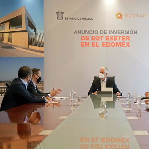 Anuncian inversión de nuevo parque industrial en el Estado de México.