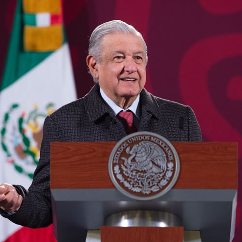 Andrés Manuel López Obrador, presidente de México.