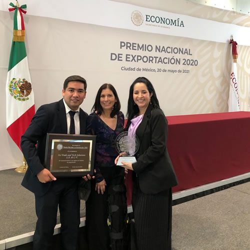 Empresa regia recibe Premio Nacional de Exportación 2020.