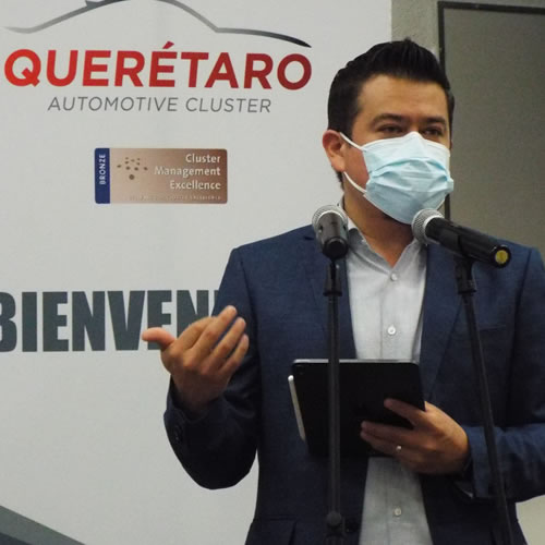 Daniel Hernández, director del Clúster Automotriz de Querétaro.