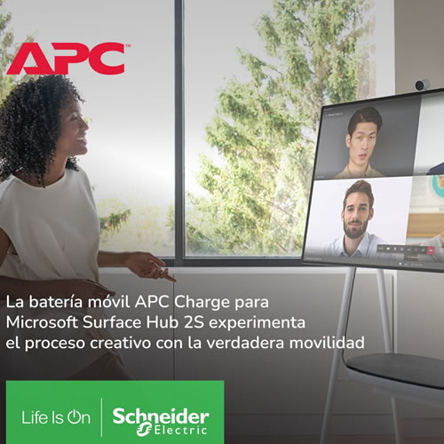 Con APC™ Charge cualquier espacio de tu oficina puede convertirse en un espacio de colaboración y trabajo en equipo.