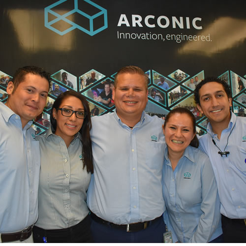 El equipo de RH trabaja para crear un buen ambiente de trabajo en Arconic.