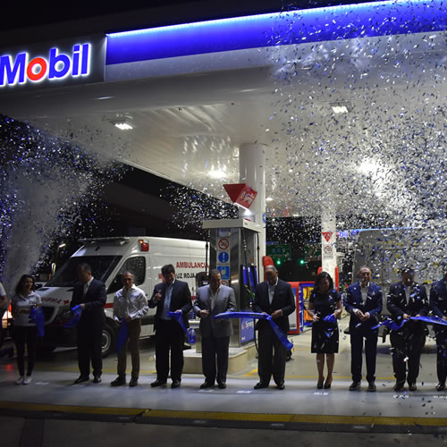 La apertura oficial se dio en una estación de servicio en San Nicolás de los Garza, Nuevo León.