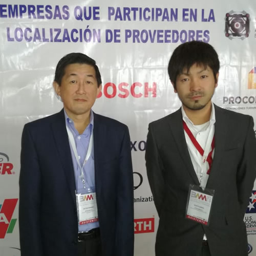 Kenta Nakai, director de Promoción Industrial y Víctor Nakano, director adjunto de Promoción Industrial.