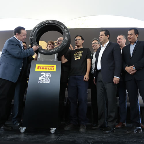 Pirelli produce en Guanajuato 20 millones de llantas.