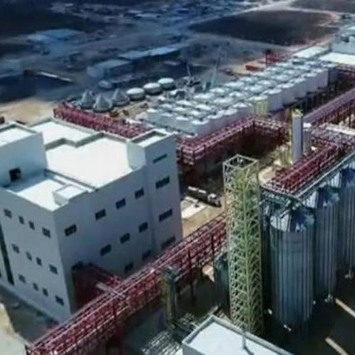 La planta está ubicada en Hunucmá, Yucatán, a 40 kilómetros de Puerto Progreso.