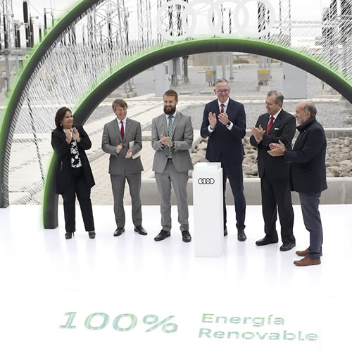 Audi México anunció que el requerimiento eléctrico de la producción será cubierto en su totalidad con energías provenientes de fuentes renovables.