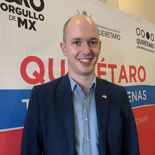 René Spaan, coordinador de la oficina de Holanda en Querétaro.