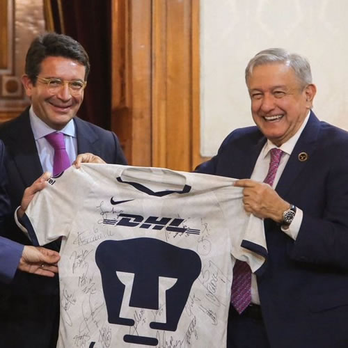 Directivos de DHL para América y México sostuvieron una reunión en Palacio Nacional con el presidente Andrés Manuel López Obrador.