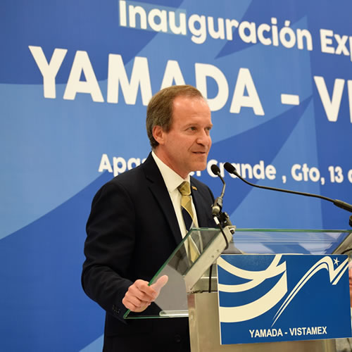Yamada-Vistamex está ubicada dentro del Parque Industrial Amistad en Apaseo el Grande, Guanajuato.