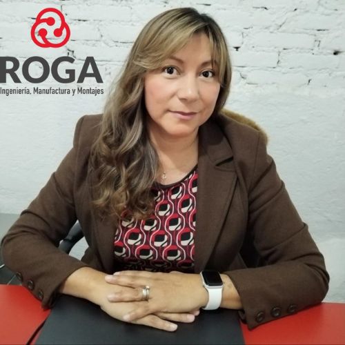 Maribel García Gómez, gerente de compras de ROGA Ingeniería, Manufactura y Montajes.