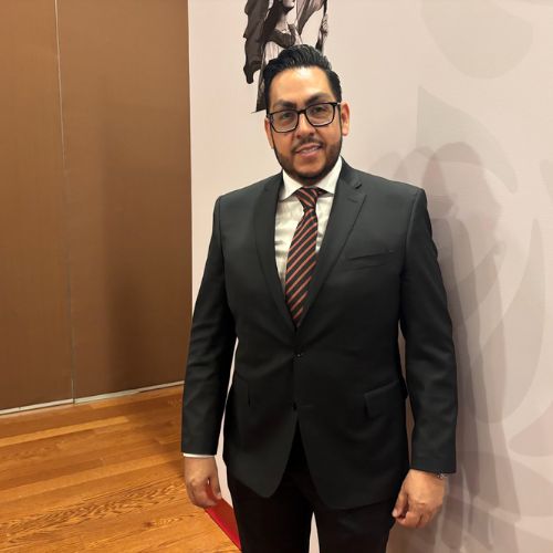 César Gutiérrez, titular de la Coordinación del Corredor de Bienestar de la Secretaría de Economía Federal en Querétaro.