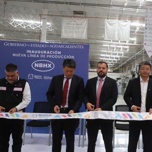 NBHX inaugura nueva línea de producción en Aguascalientes.