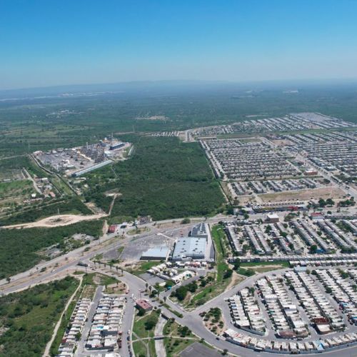 Terreno donde se desarrolla el nuevo parque industrial.