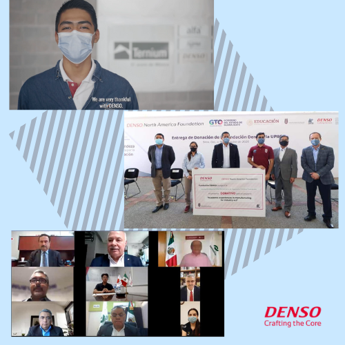 DENSO México realizó un donativo por 100,000 dólares al Instituto Politécnico Nacional en Silao, Guanajuato, que se utilizarán para el desarrollo del proyecto “Experiencias académicas en manufactura para la Industria 4.0”.