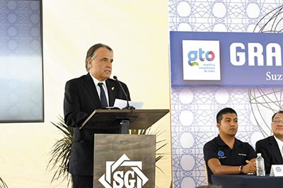 ›› Secretario de Desarrollo Económico Sustentable de Guanajuato, Guillermo Romero Pacheco.<br />