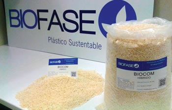 ››Las resinas de Biofase estarán al mismo precio que el plástico convencional del 15 de marzo al 15 de octubre.