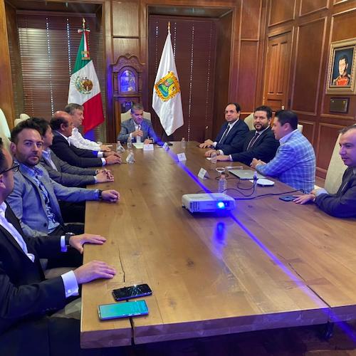 Directivos de Caxxor Group se reunieron con el gobernador de Coahuila, Miguel Ángel Riquelme.
