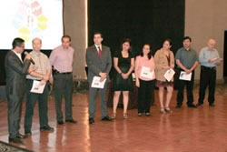 ›› Durante el taller los asistentes hicieron distinta clases de dinámicas.