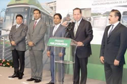 ›› El gobierno del Estado de México anunció la creación de una nueva Planta Ensambladora de Camiones Transmasivo en el municipio de Zumpango, Estado de México.