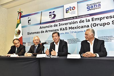 <br />En Guanajuato se registran inversiones superiores a  los 11 mil millones de dólares dijo Miguel Márquez Márquez durante rueda de prensa