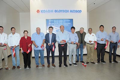 Inauguran la planta proveedora automotriz: Kolon Glotech México.
