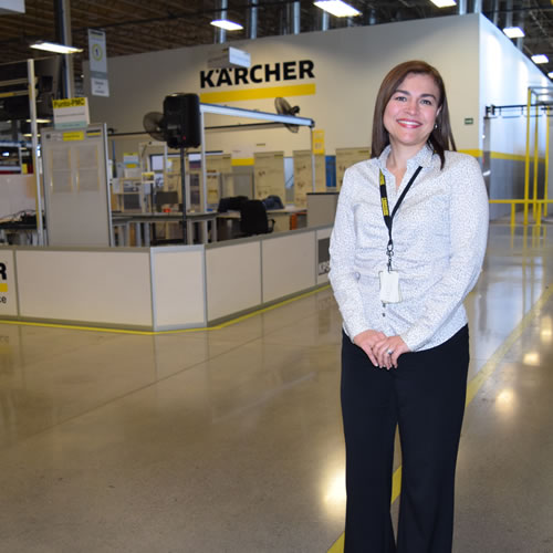 Irma López, gerente de compras de Karcher, planta Monterrey.