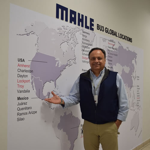 Jorge Alberto Portillo, responsable de compras de material no producción plantas Mahle en México.