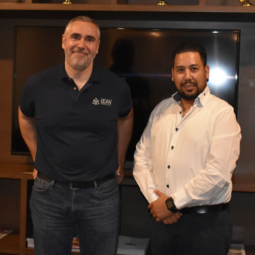 Sebastián J. Brau y Daniel A. Carbajal visitaron Monterrey para guiar a las empresas en la aplicación de tecnologías dentro de sus naves.